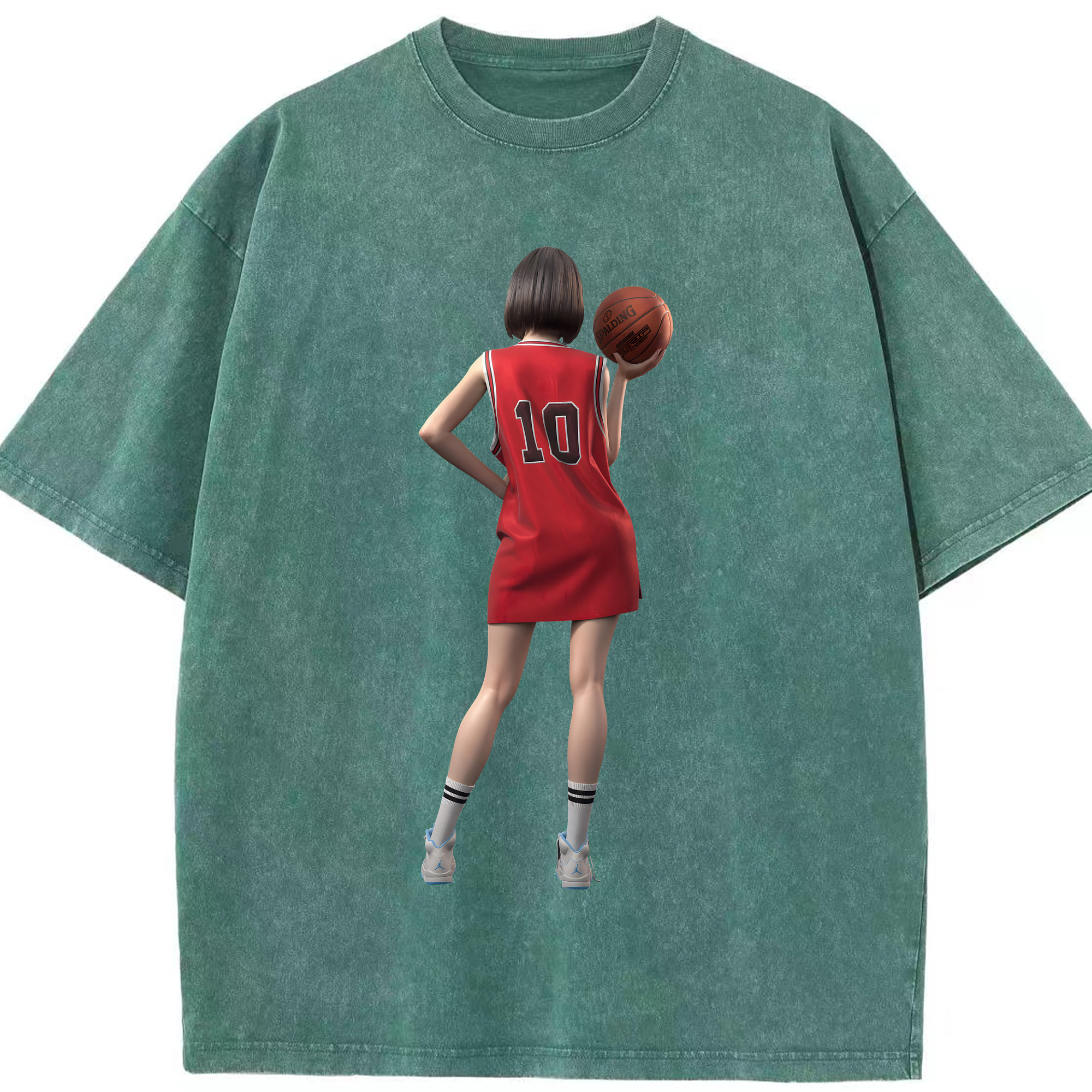 （画像用） SLAM DUNK／スラムダンク 綿100% ヴィンテージ風 半袖Tシャツ（フロントプリント）